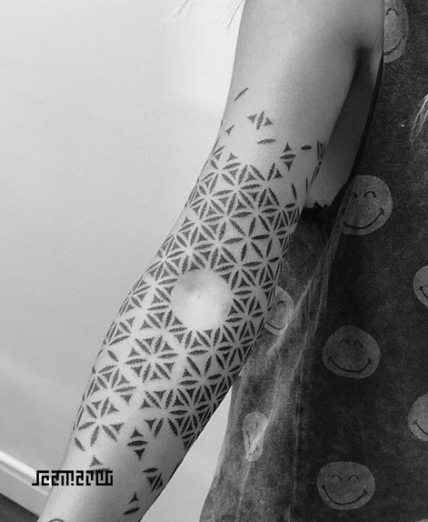 Sacred Geometry Flower Of Life Tattoo